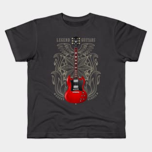 legend electric guitar honor member Kids T-Shirt